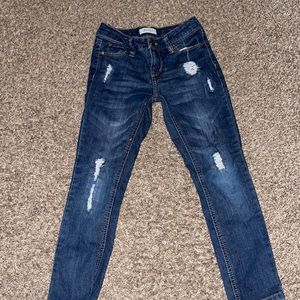 Girls Mudd Distressed Jeans